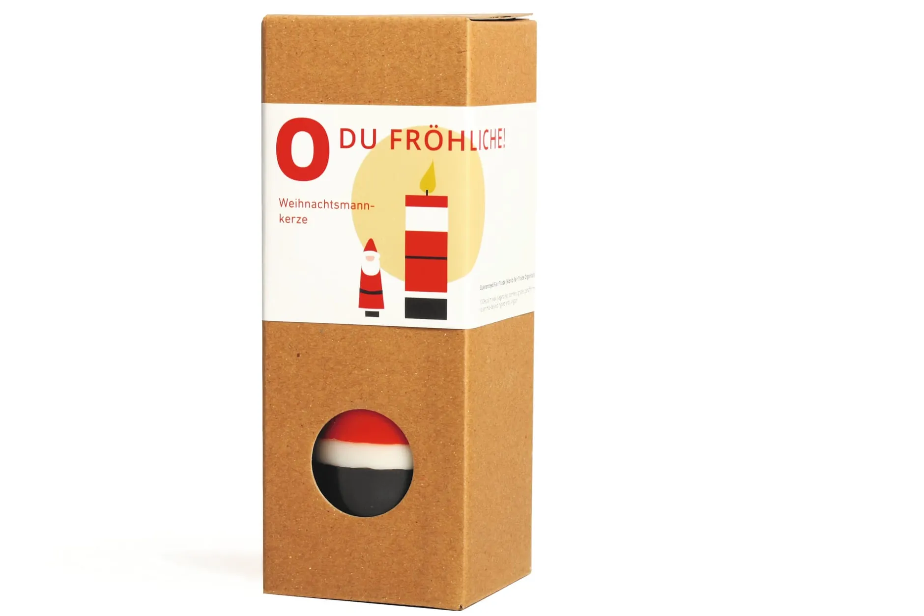 Stumpenkerze Weihnachtsmann Sale