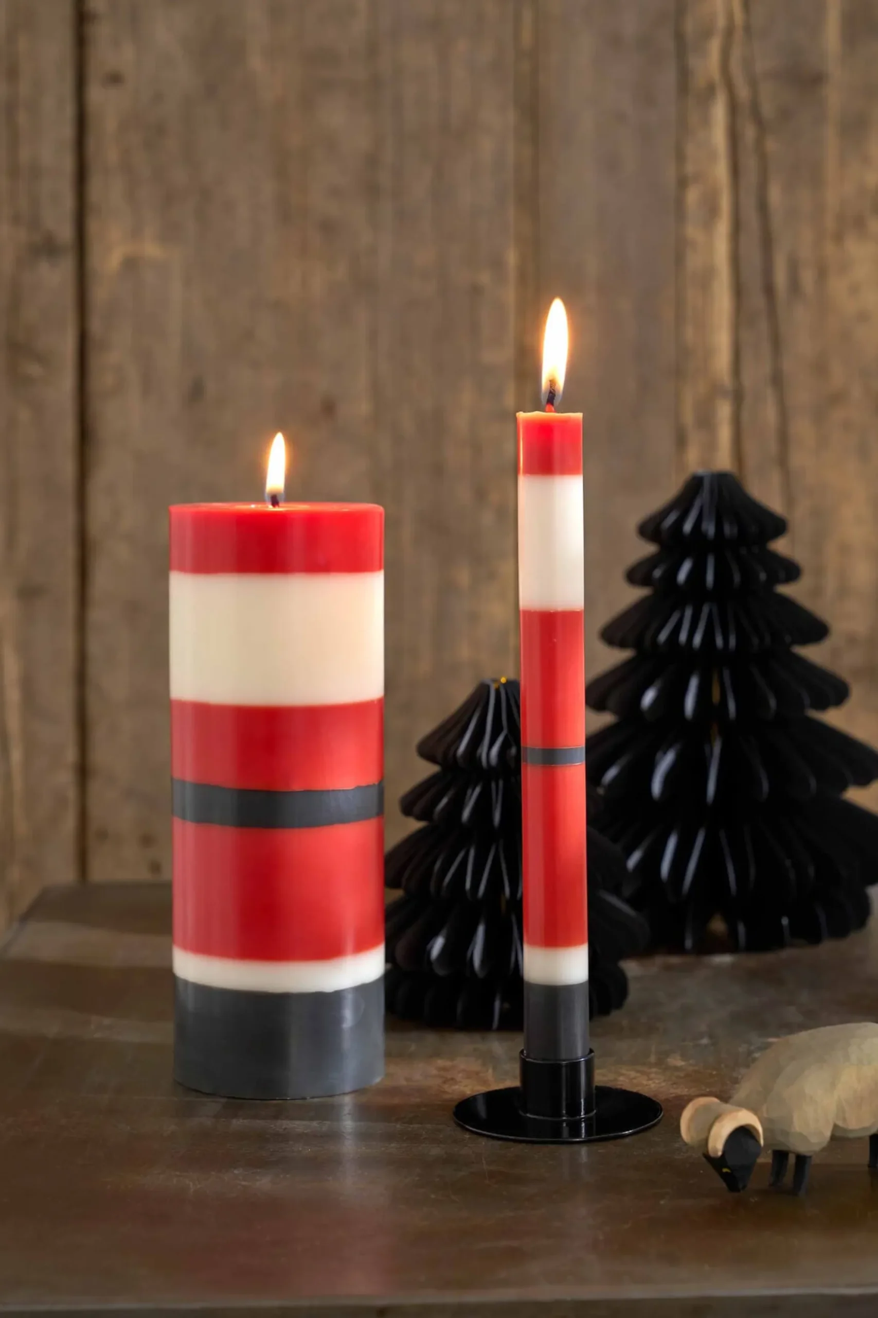 Stumpenkerze Weihnachtsmann Sale