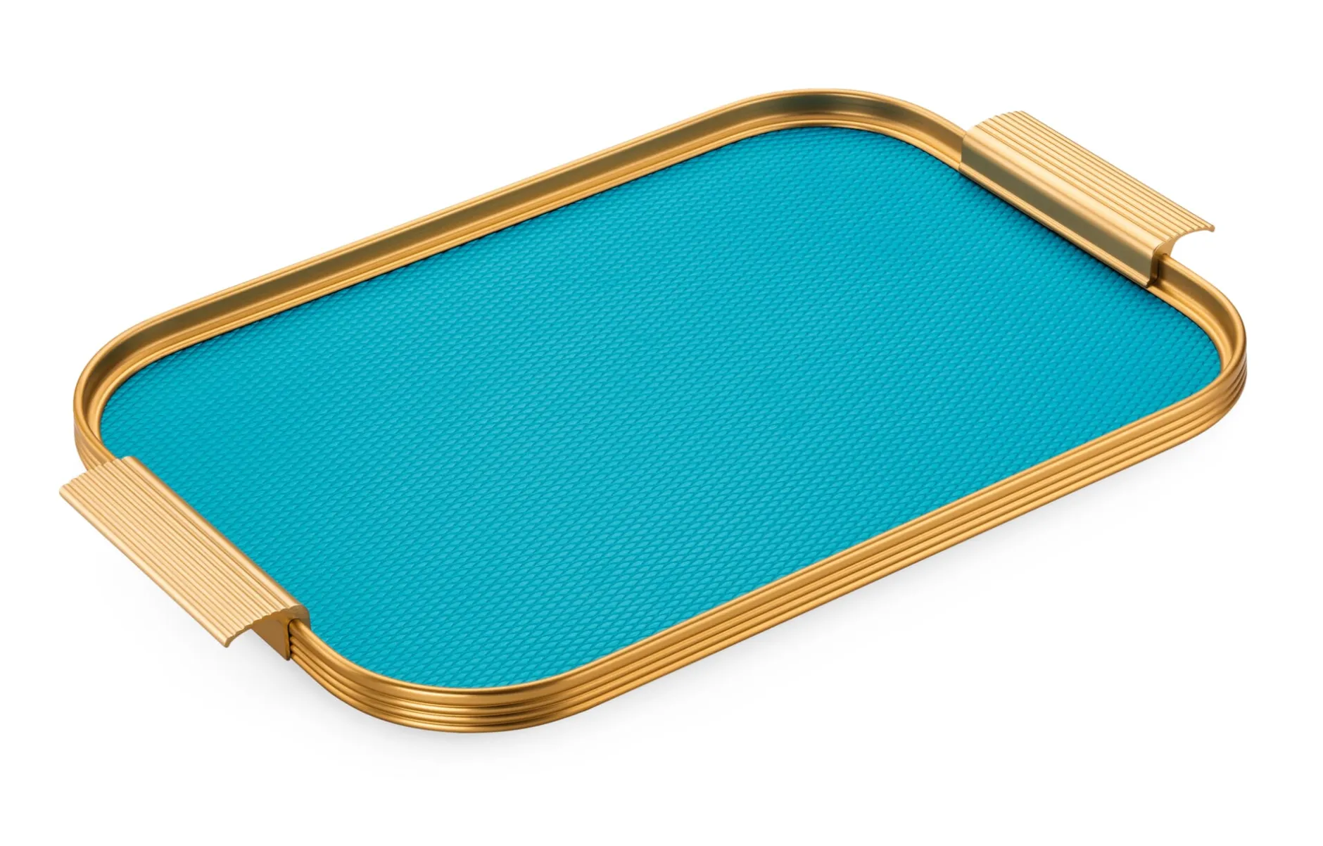 Kaymet London Tablett Aluminium Türkis Online