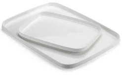 WACA-Kunststoffwarenfabrik Tablett Melaminharz Weiß Discount