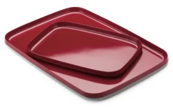 WACA-Kunststoffwarenfabrik Tablett Melaminharz Rot Discount