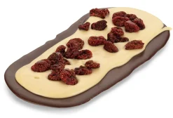 Goldhelm Schokoladen Manufaktur Tafelschokolade „Mandelnougat & Walderdbeere“ Outlet