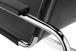 Thonet Stahlrohrsessel S 35 Kernleder L Sale