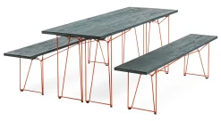 MAGAZIN Tisch und Bank BTB Platte Hot