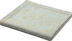 Erika Vaitkute Tischdecke Jacquard Leinen Blau New