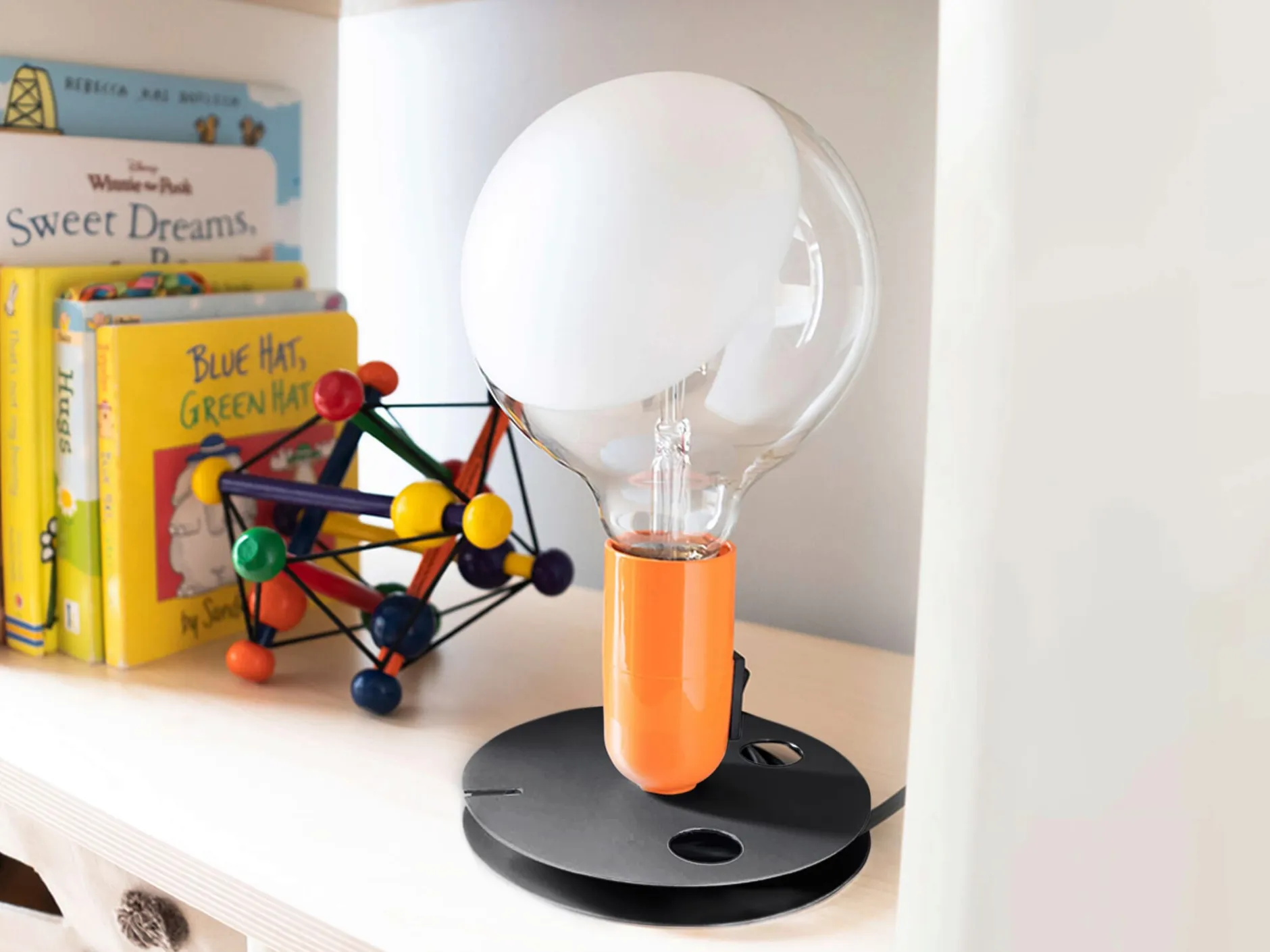 Flos Tischleuchte Lampadina Orange Sale