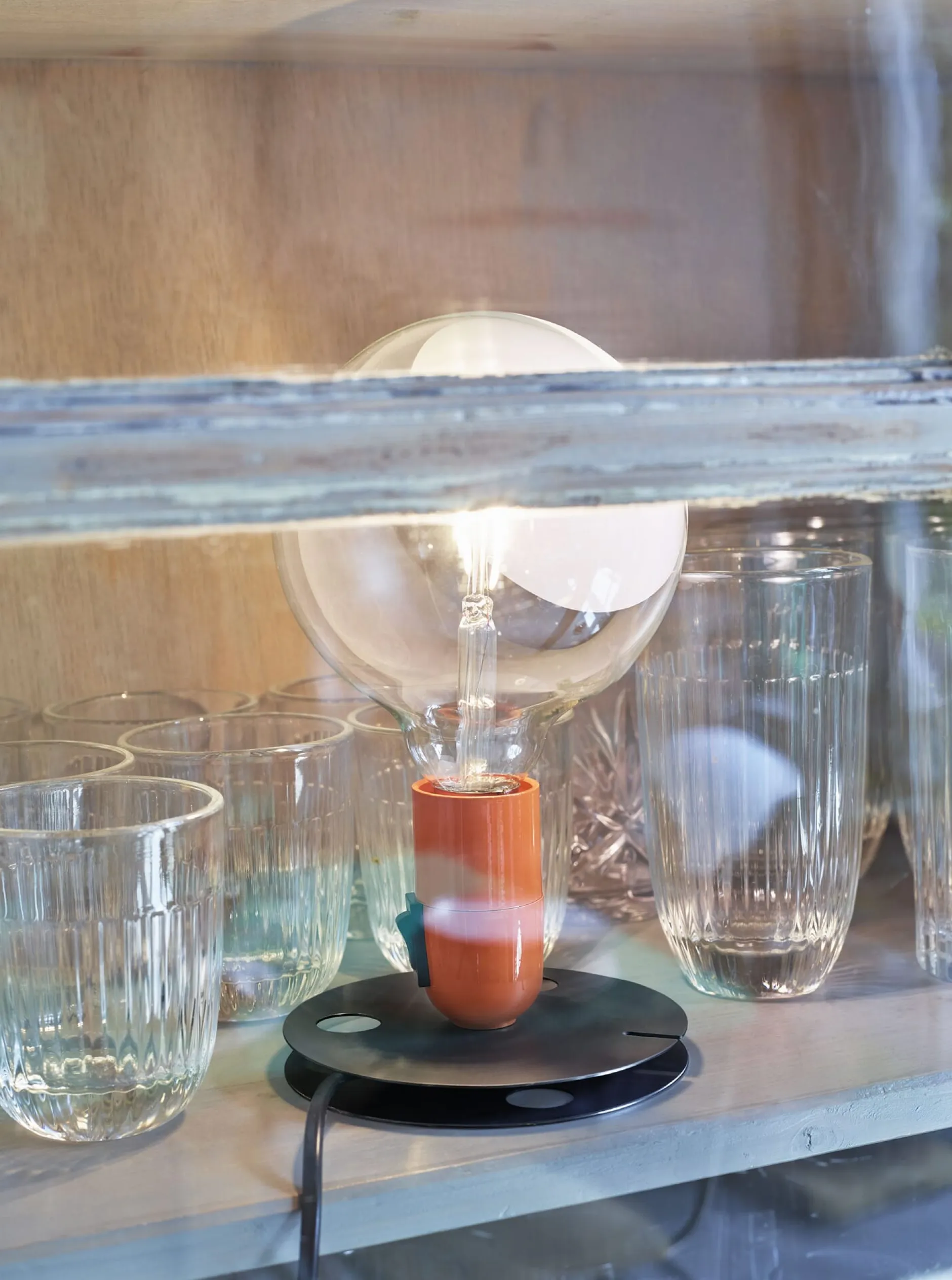 Flos Tischleuchte Lampadina Orange Sale