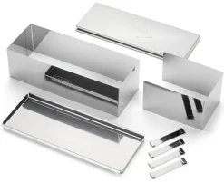 LARES Blechwarenfabrikation Toastbrot-Backform Edelstahl Discount