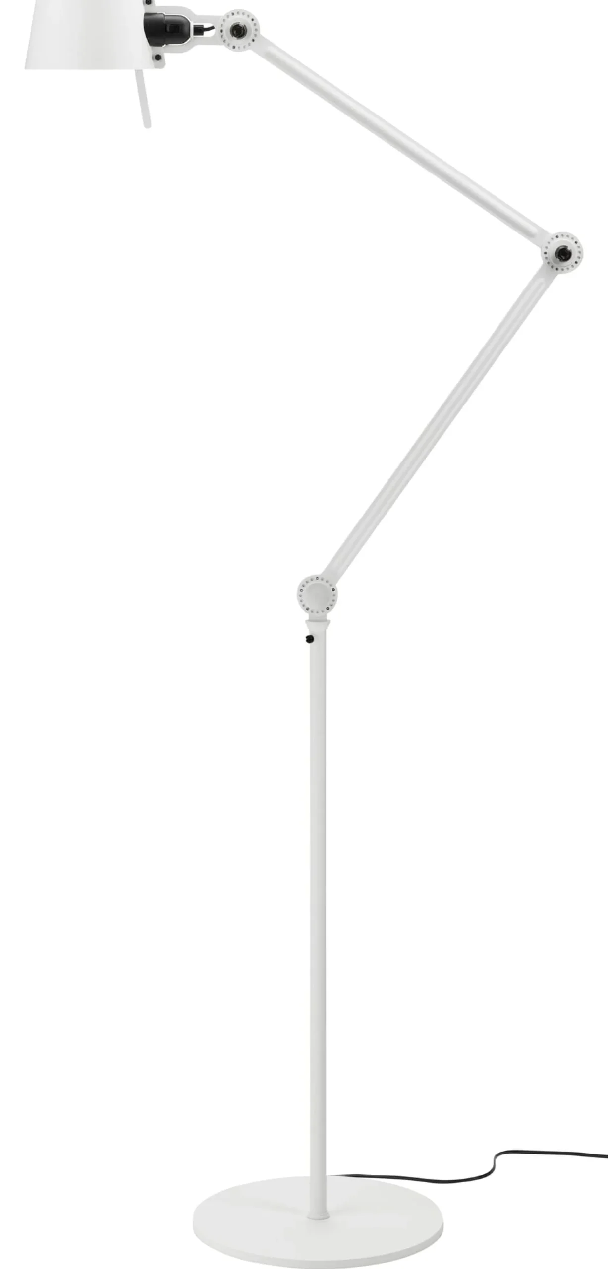 Tonone Bodenleuchte Stahl und Aluminium Weiß Hot