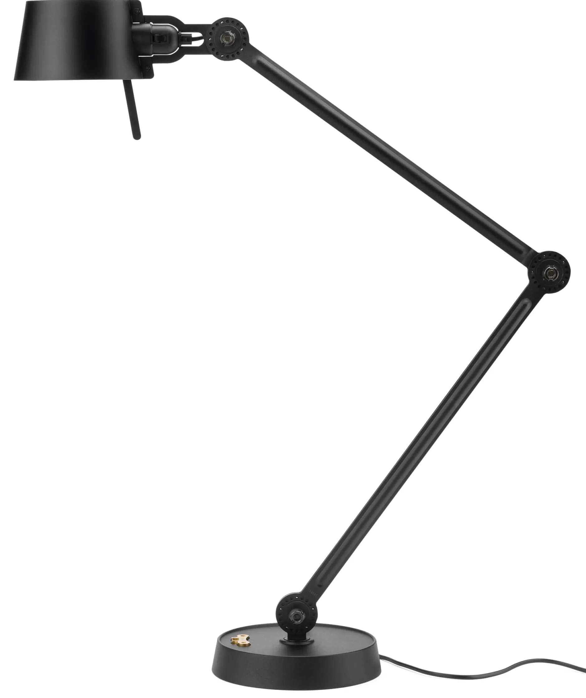 Tonone Schreibtischleuchte Stahl und Aluminium 2-armig Schwarz Clearance