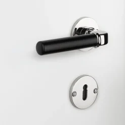 Mega Gossau Türdrücker Zinkdruckguss schwarz lackiert Clearance