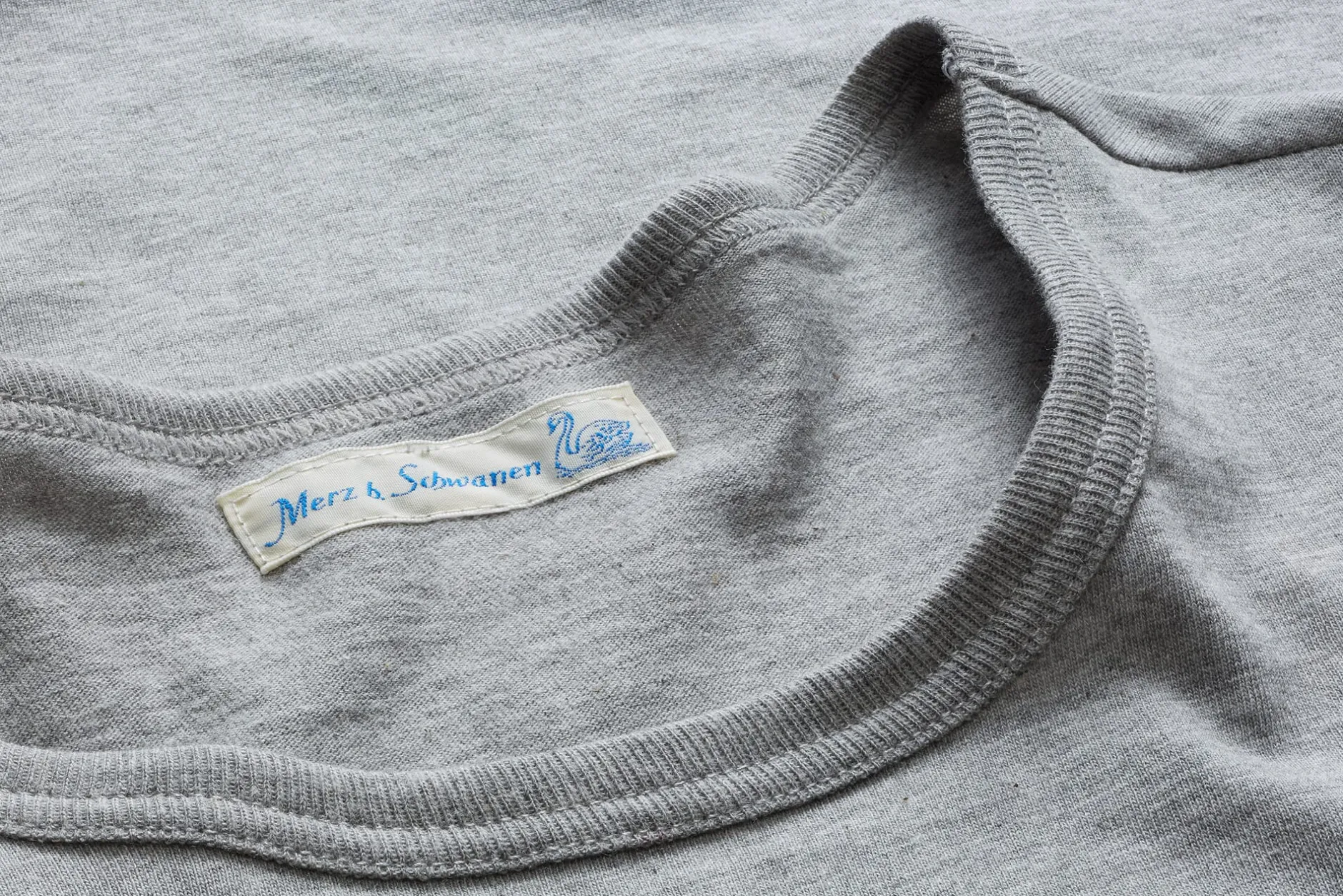 Merz b. Schwanen T-Shirt 1950 Graumelange Hot