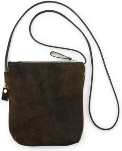 Ackermann Taschenmanufaktur Umhängetasche Hirschleder, braun Outlet