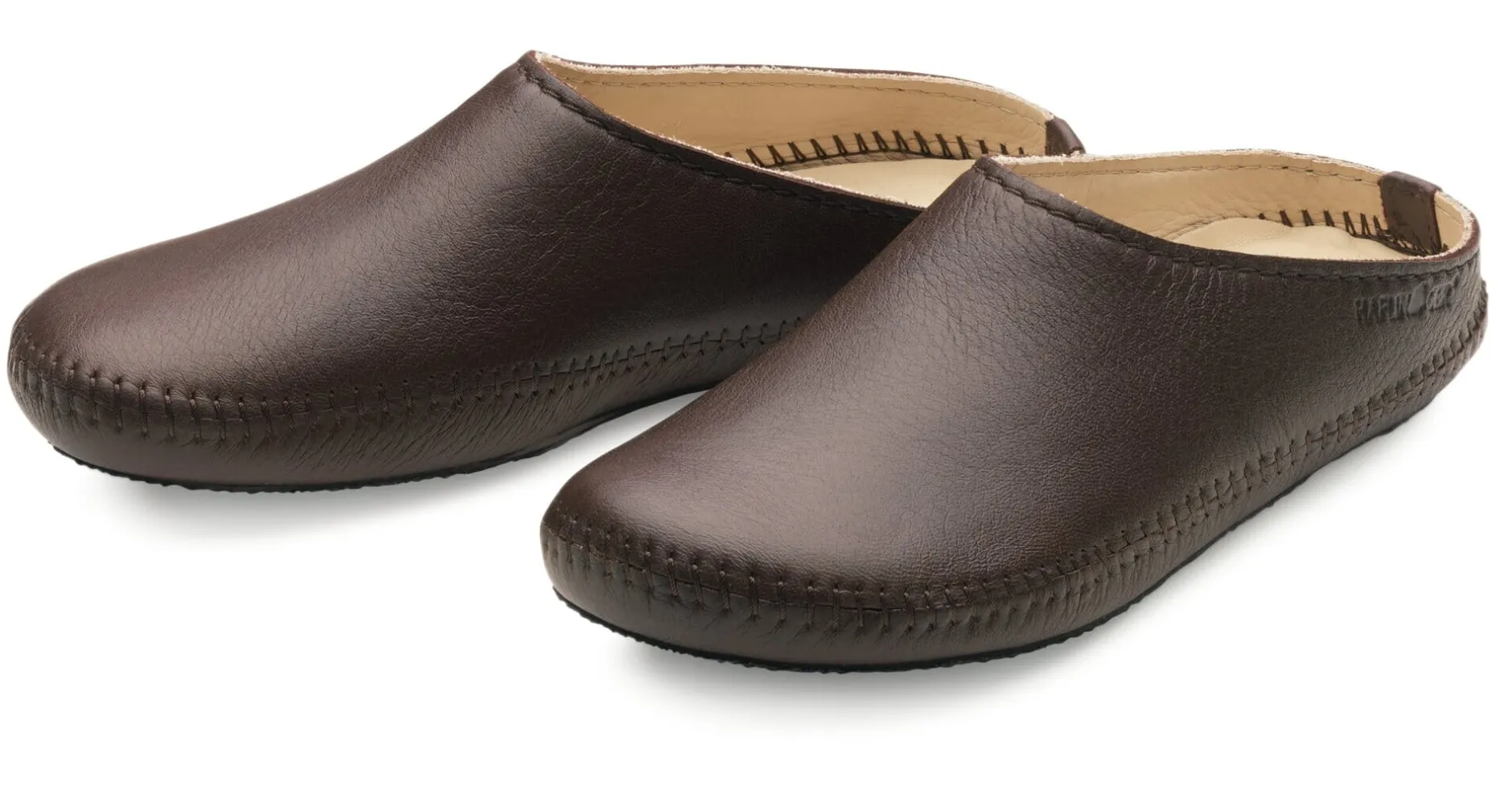 Haflinger Unisex-Hausschuh Rindleder Hot