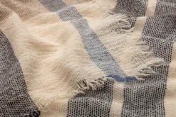 Rifò Unisex-Kaschmirtuch kariert, Creme Online