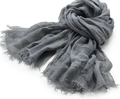 Hohenberger & Dietel Unisex-Leinenschal Grau