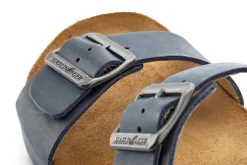 Haflinger Unisex-Pantolette mit Fußbett Blau Sale