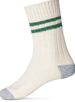 Merz b. Schwanen Unisex-Socke mit Ringeln Hot