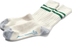 Merz b. Schwanen Unisex-Socke mit Ringeln Hot