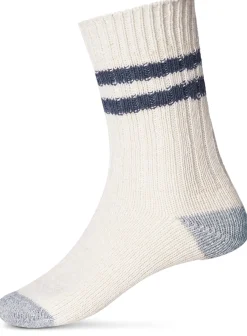 Merz b. Schwanen Unisex-Socke mit Ringeln Sale