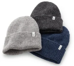 Rauma Ullvarefabrikk Unisex-Strickmütze Rippe Anthrazit Best