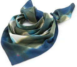 Moismont Unisextuch N° 822 Batik, Grün-Blau