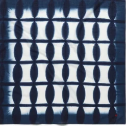 Moismont Unisextuch N° 766 Batik, Navy-Weiß Discount