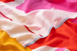 Moismont Unisextuch N° 826 floral, Rot-Rosa