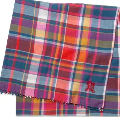 Moismont Unisextuch N° 827 kariert, Rot-Blau Online