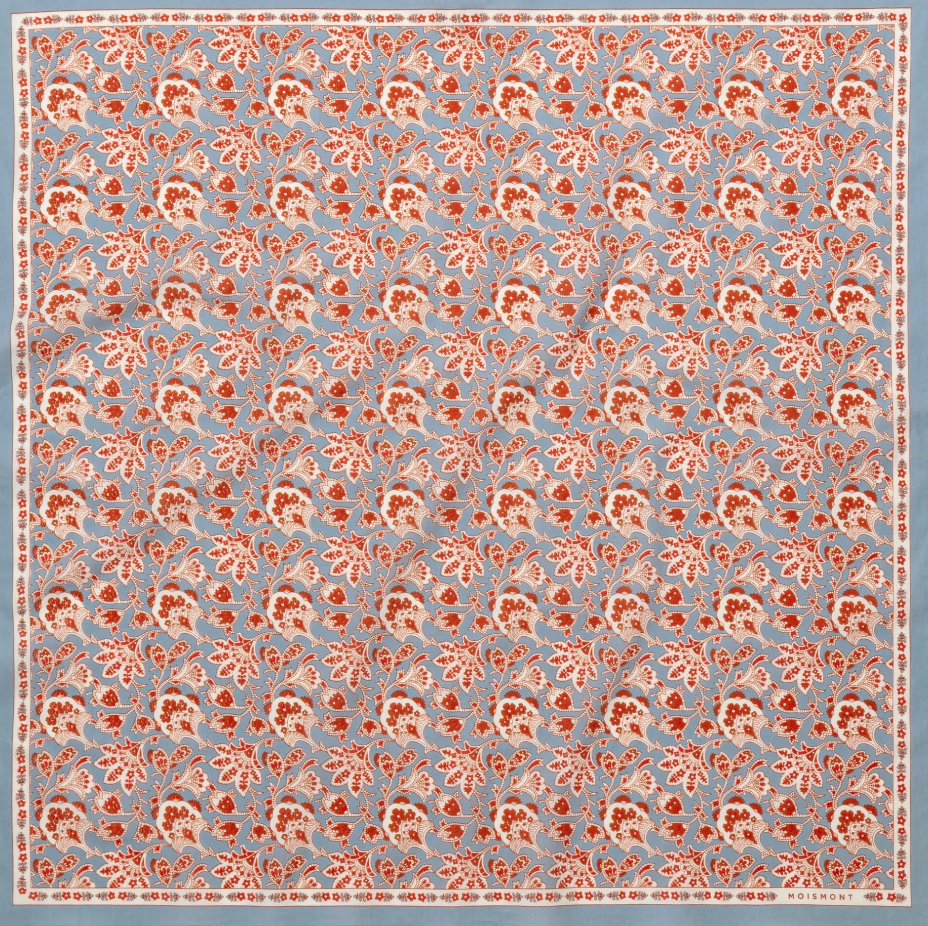 Moismont Unisextuch N° 764 Paisley, Hellblau Outlet