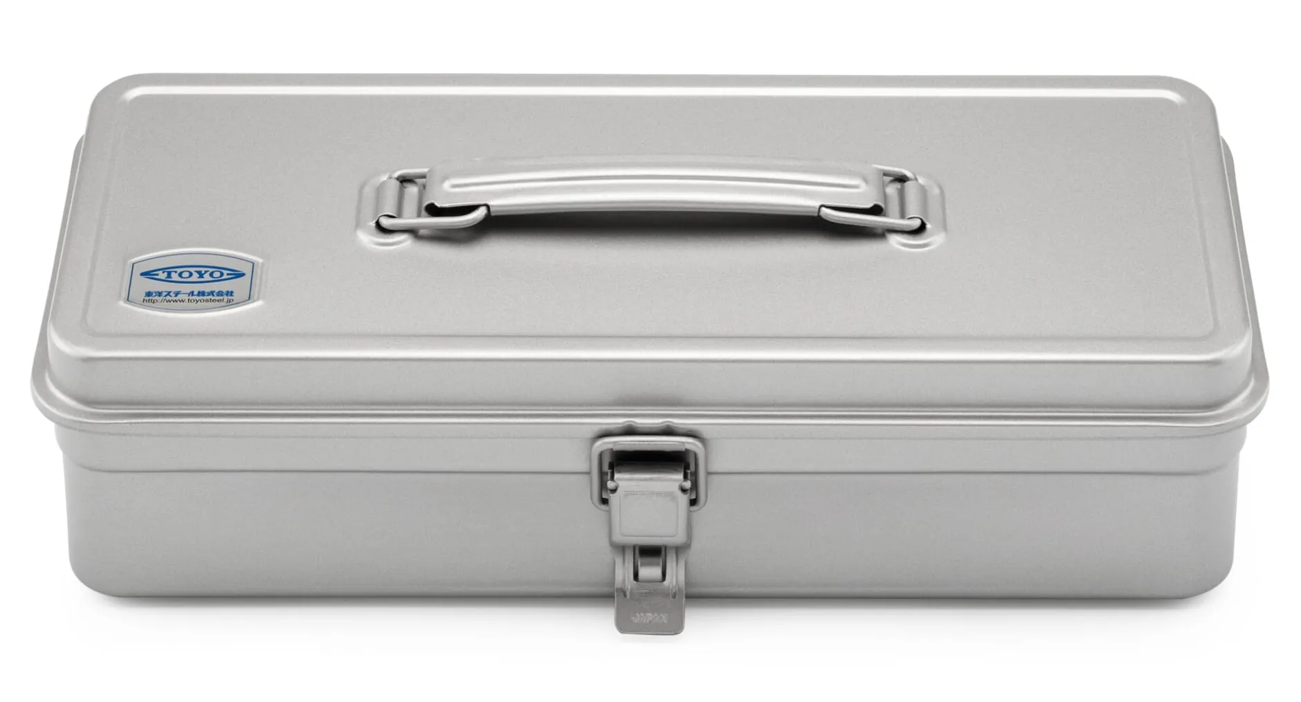 Toyo Steel Universalkiste Toyo, Flachdeckel Silberfarben Hot