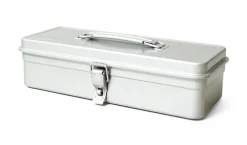 Toyo Steel Universalkiste Toyo, Flachdeckel Silberfarben Hot