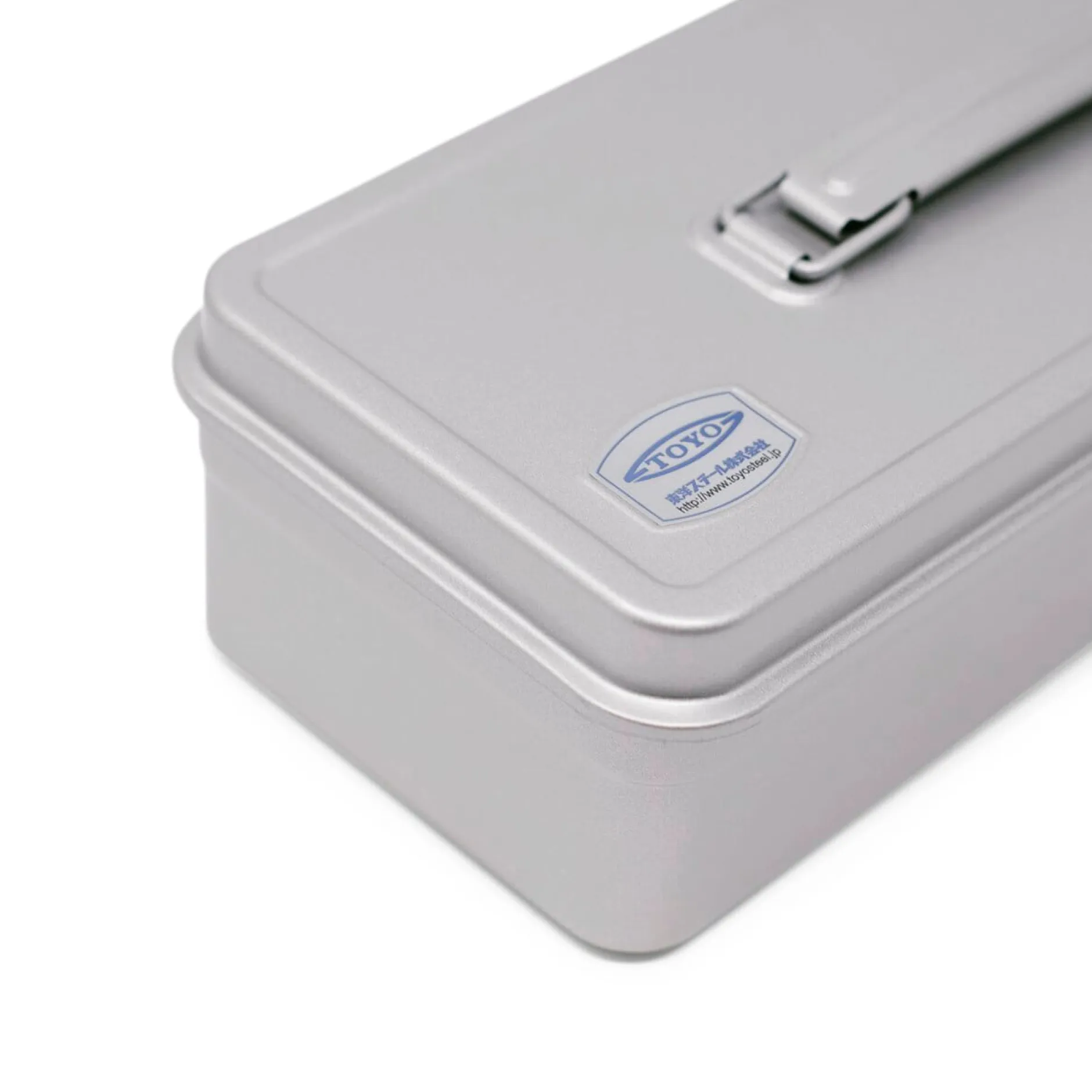 Toyo Steel Universalkiste Toyo, Flachdeckel Silberfarben Hot