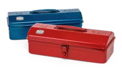 Toyo Steel Universalkiste Toyo, Runddeckel Blau Clearance