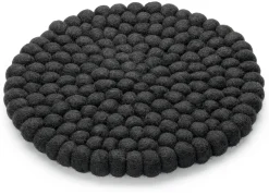 Én Gry & Sif Untersetzer Filzkugeln Anthrazit