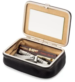 F. Hammann Utensilienetui Lammleder Schwarz Online