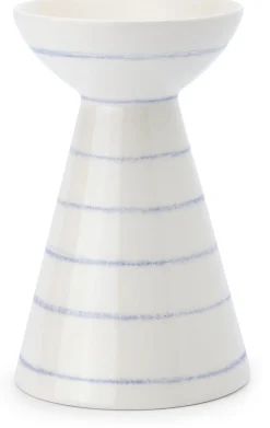 onomao Vase Keramik handbemalt blau New
