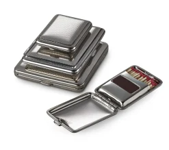 vom Hofe Manufaktur Visitenkartenetui Stahlblech New