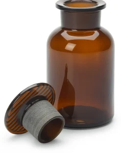 Sklarny Moravia Vorratsflasche mit Glasstopfen Braun Outlet