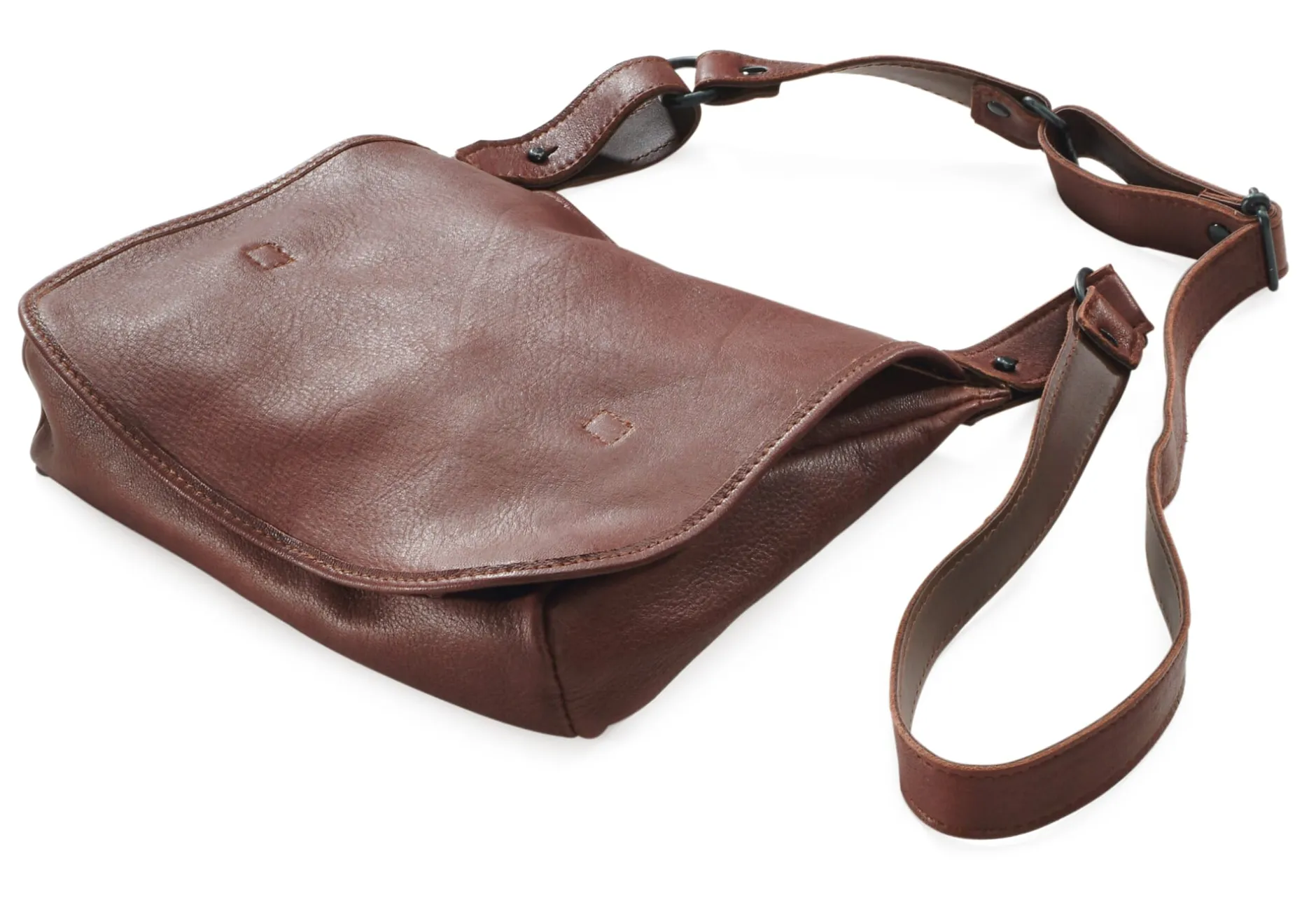 AKAH - Albrecht Kind Wanderbeutel Elchleder Braun Sale