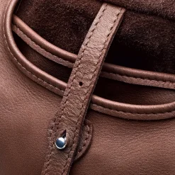 AKAH - Albrecht Kind Wanderbeutel Elchleder Braun Sale