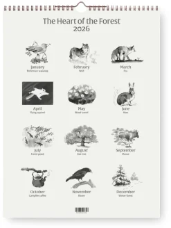 Teemu Järvi Illustrations Wandkalender Teemu Järvi Discount