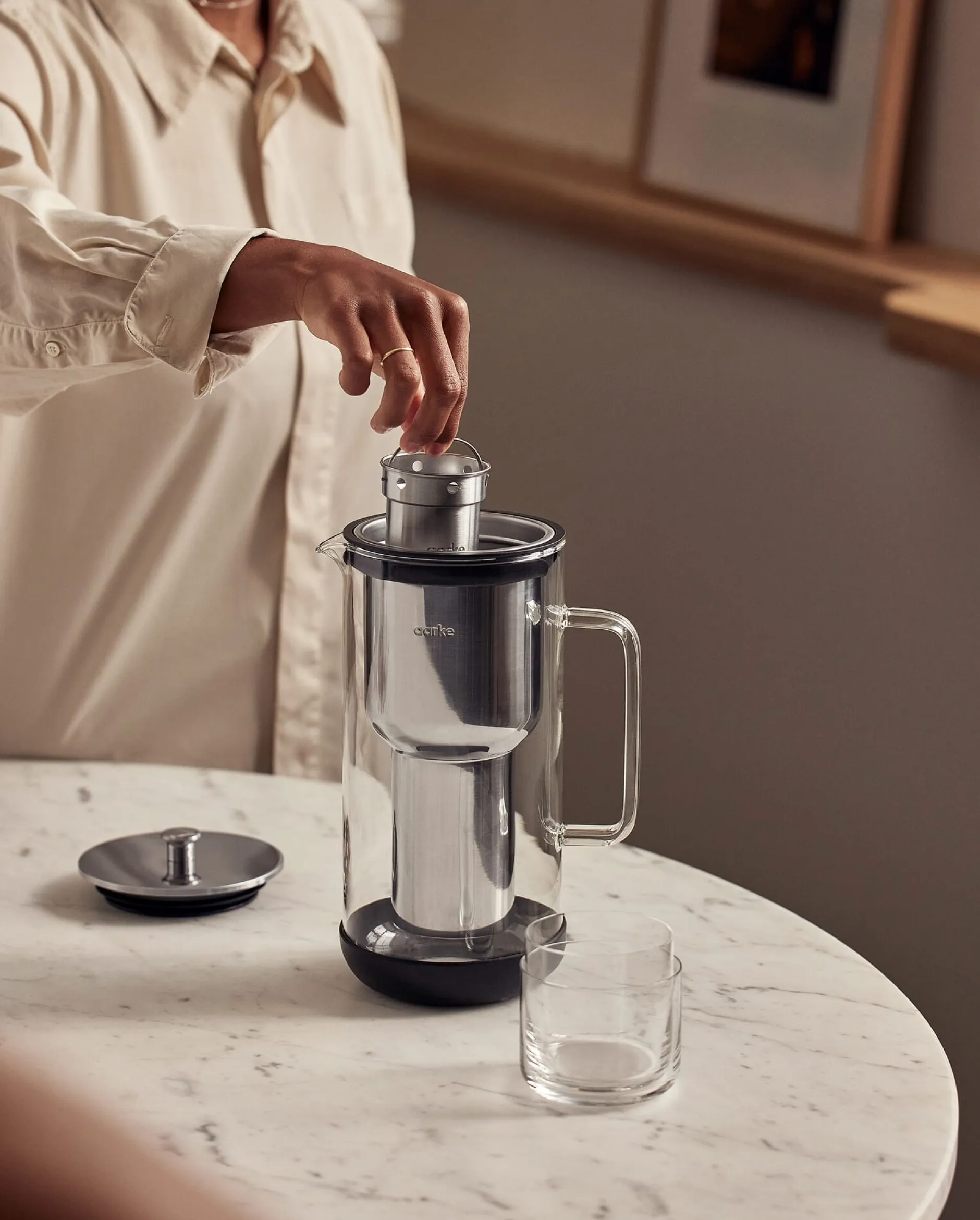 Aarke Wasserfilterkanne Purifier Hot