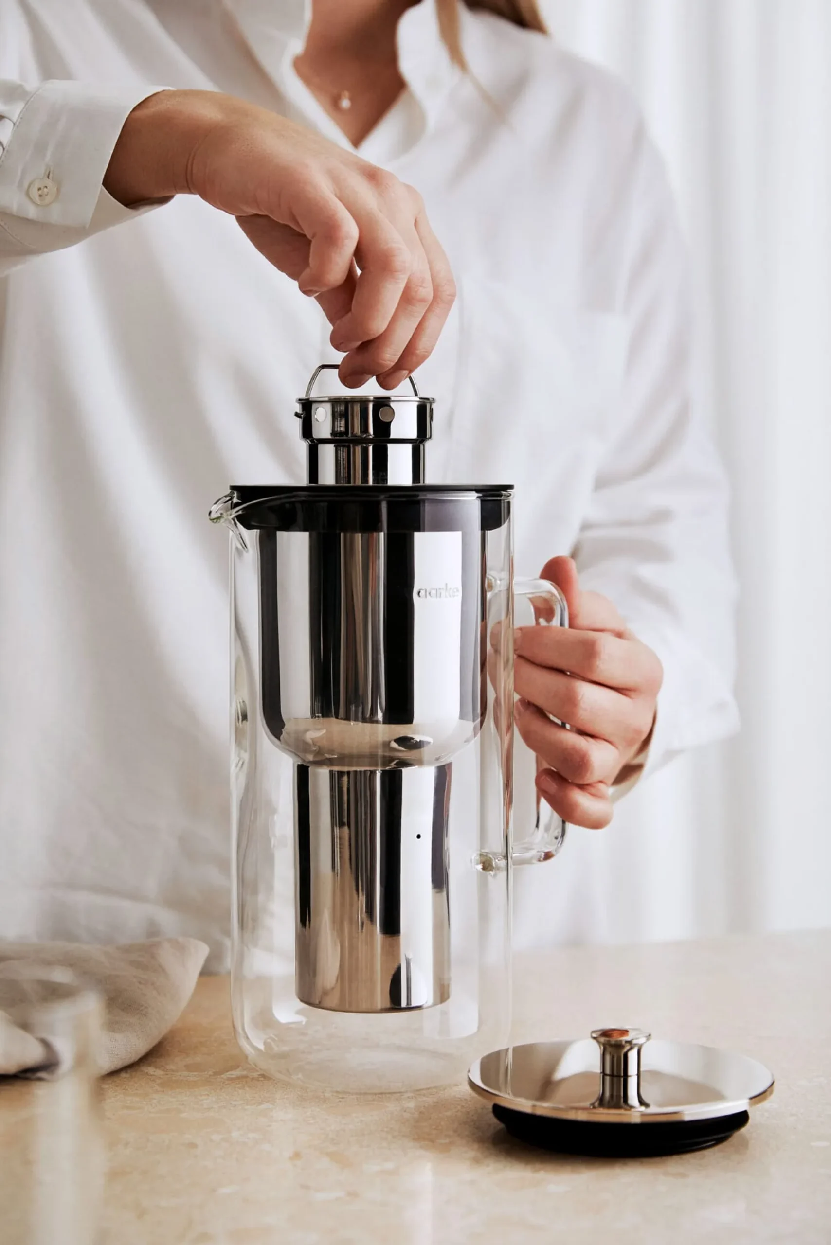 Aarke Wasserfilterkanne Purifier Hot