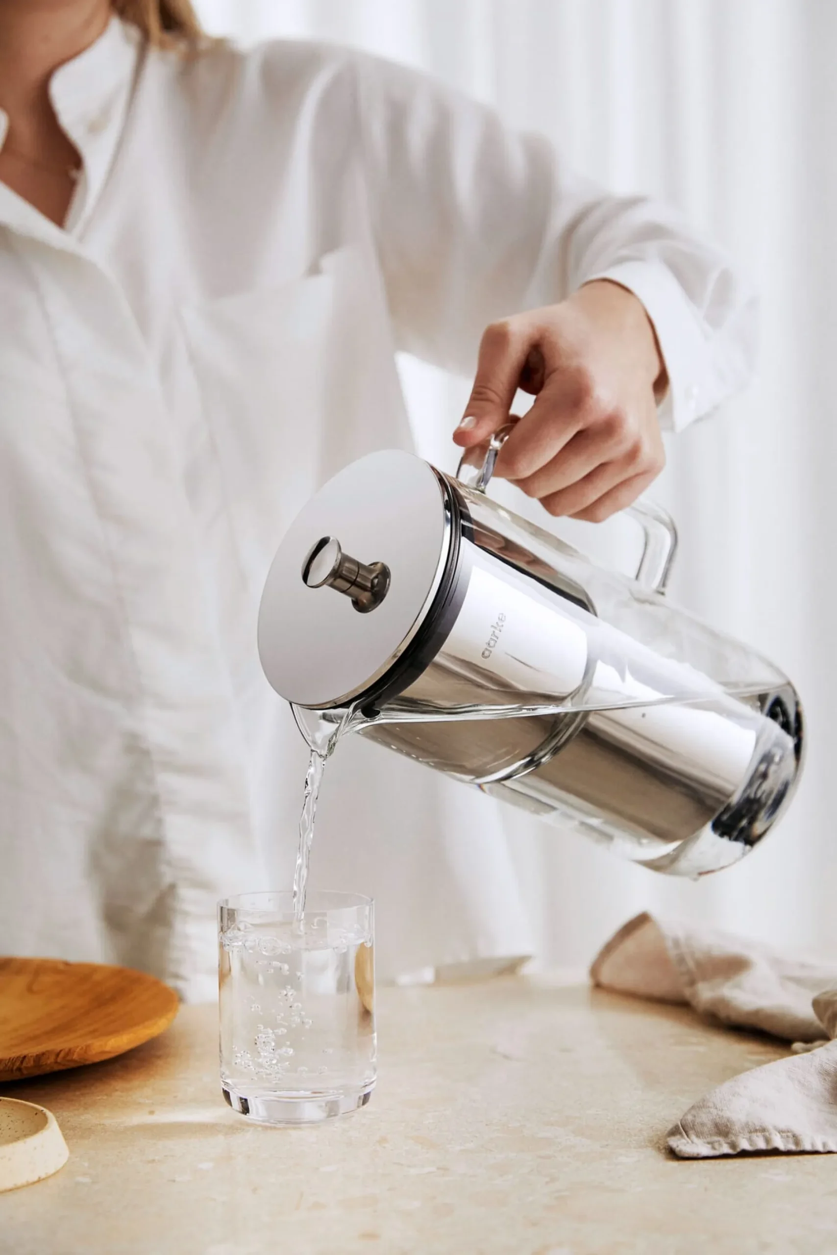 Aarke Wasserfilterkanne Purifier Hot