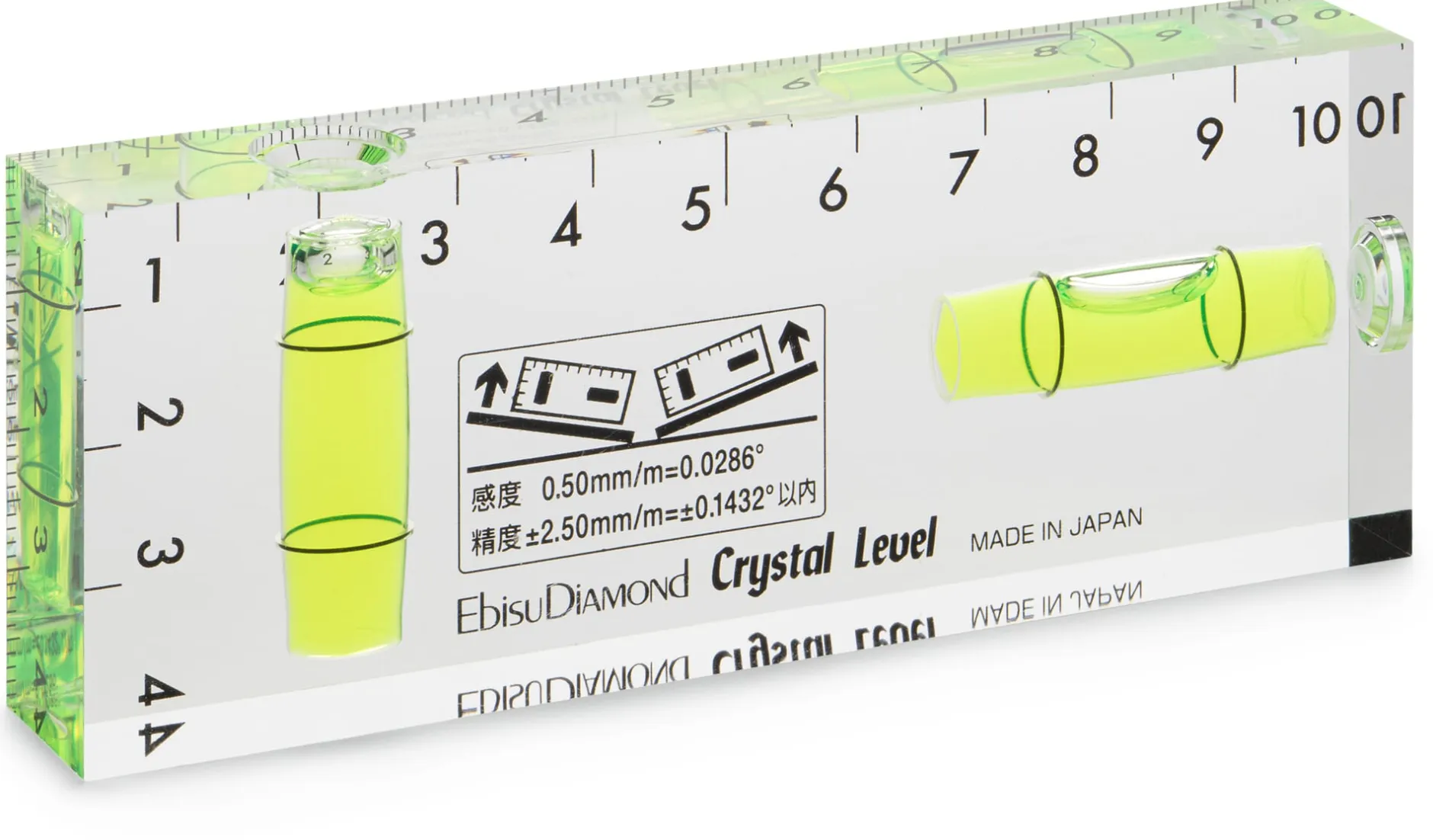 EBISU DIAMOND Wasserwaage Acryl New