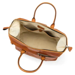 F. Hammann Weekender Stierleder Cognac New