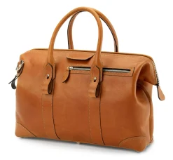 F. Hammann Weekender Stierleder klein Cognac New