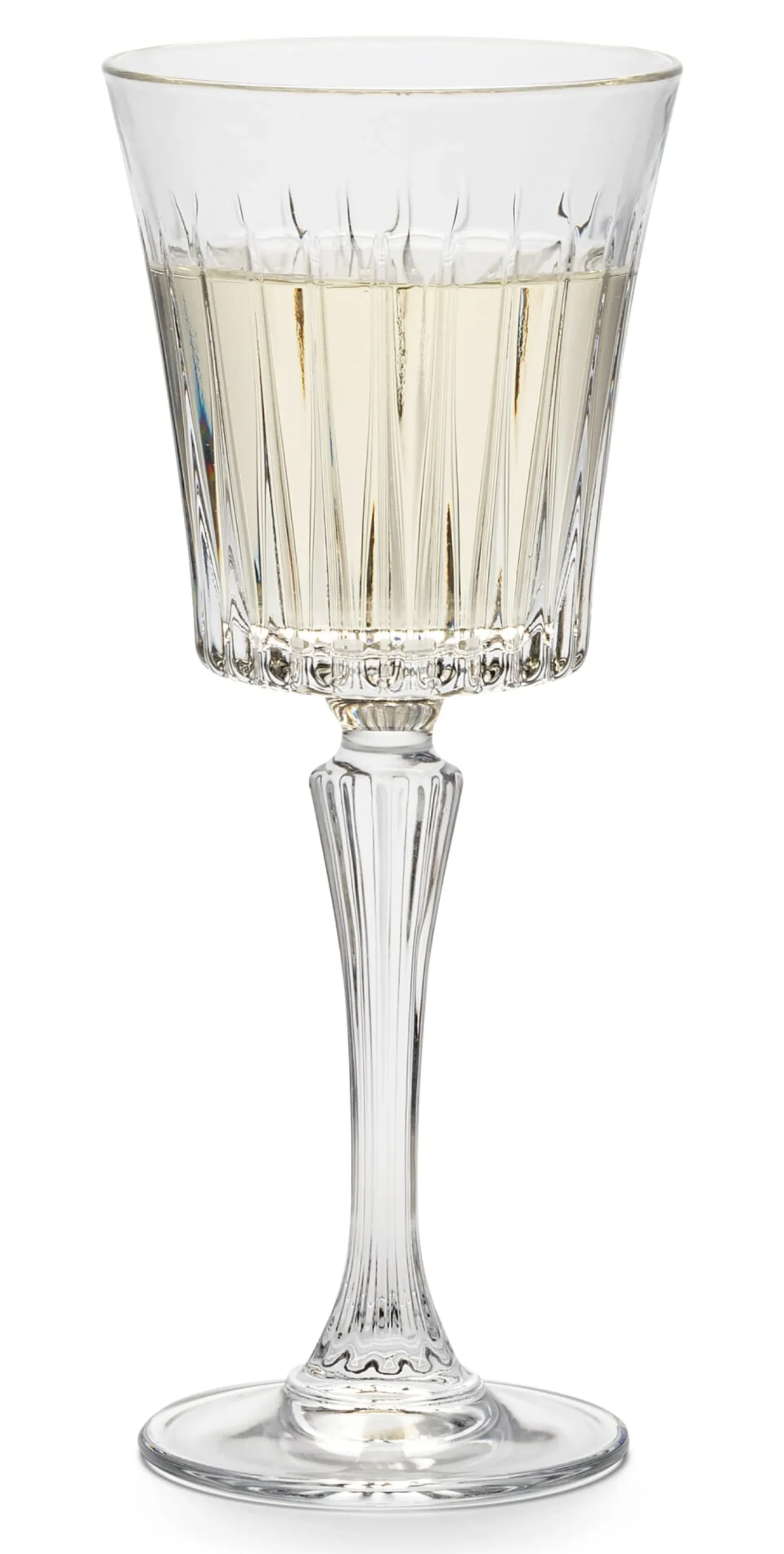 RCR Cristalleria Italiana Weißweinglas gerippt New