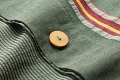 Manufactum Wendebettbezug gestreift Grün New